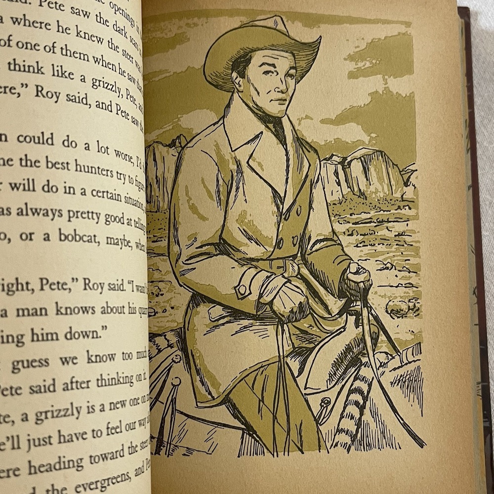 Vintage Roy Rogers The Enchanted Canyon Hardcover Book 1954 by Jim‎ Rivers - Picture 9 of 13